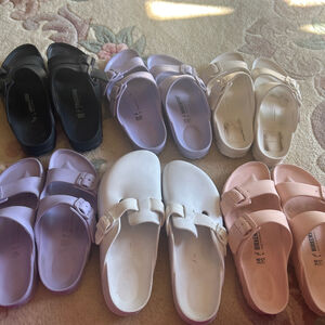 Birkenstock lot 6 pair waterproof